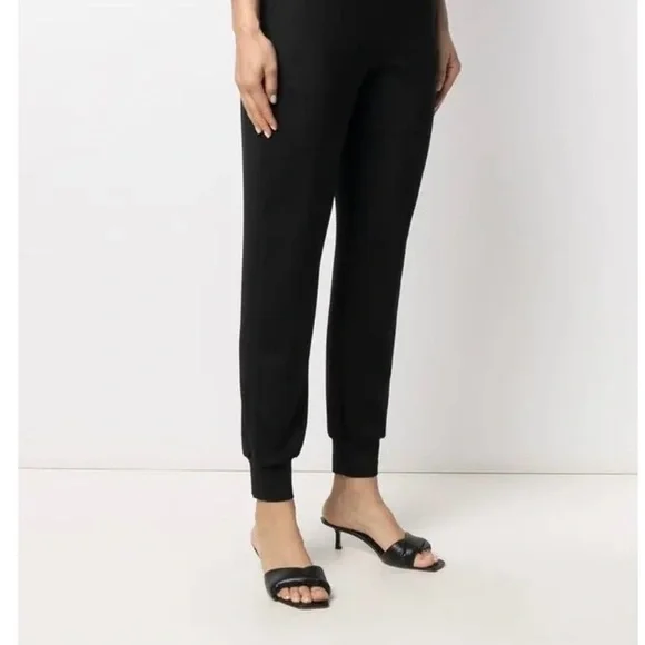 Wolford Black Shimmer Athene Track Trousers - Picture 9 of 11